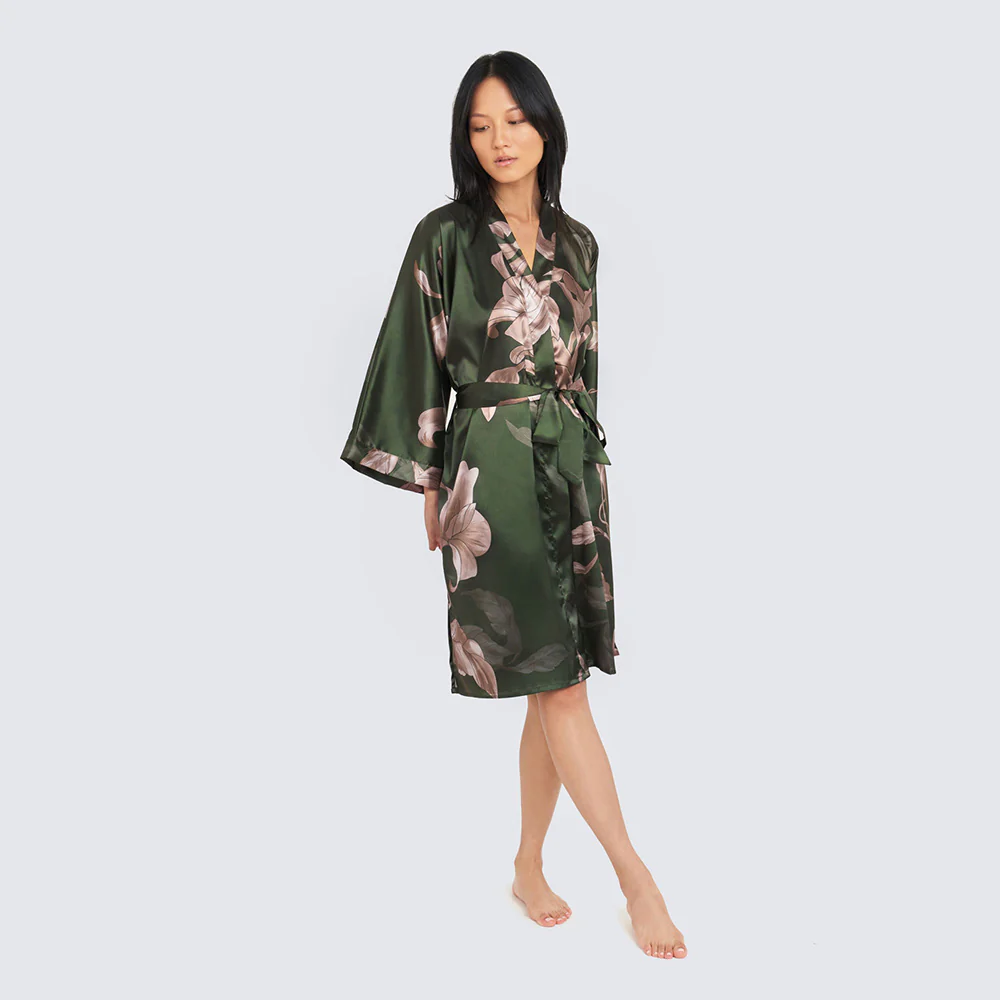 Ayame Short Kimono Robe 10 Ayame Short Kimono Robe