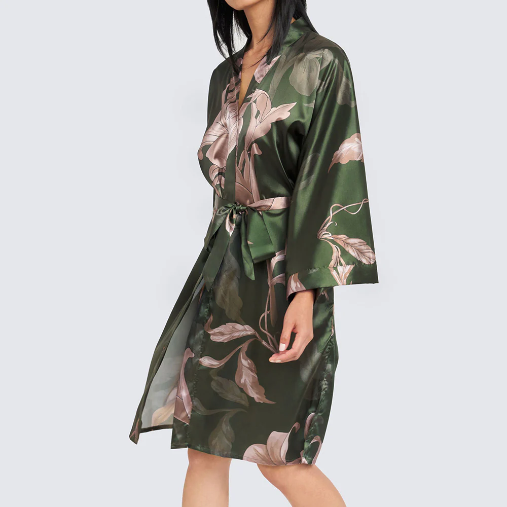 Ayame Short Kimono Robe 13 Ayame Short Kimono Robe