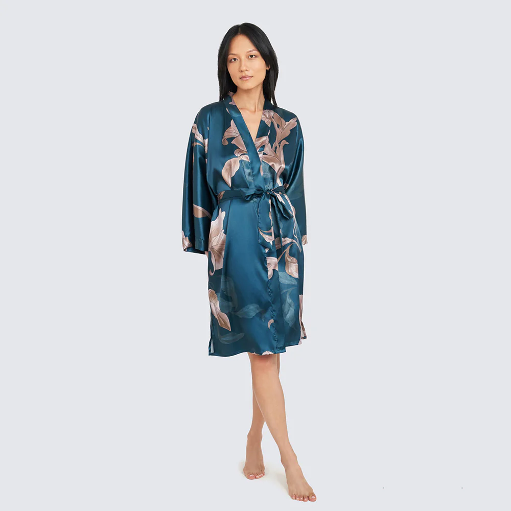 Ayame Short Kimono Robe 14 Ayame Short Kimono Robe