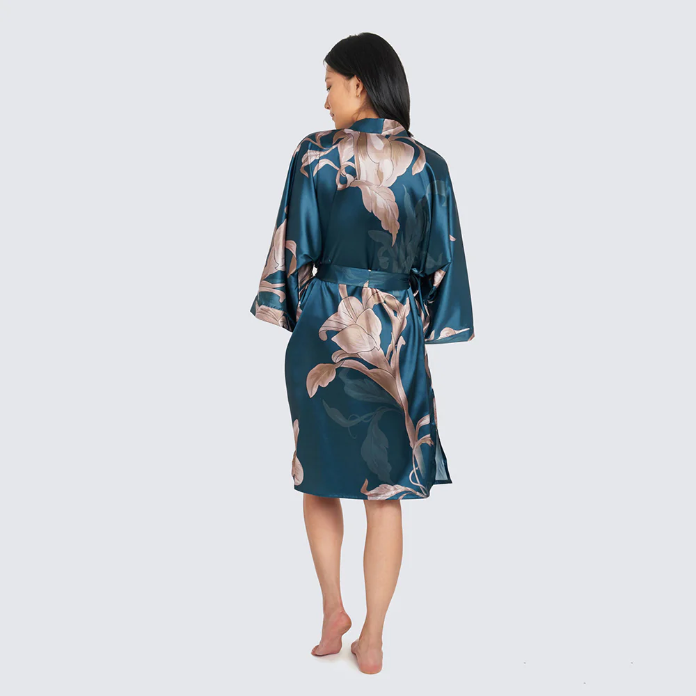 Ayame Short Kimono Robe 16 Ayame Short Kimono Robe