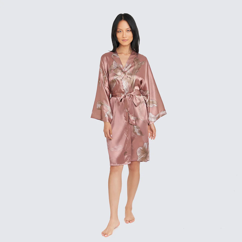 Ayame Short Kimono Robe 17 Ayame Short Kimono Robe