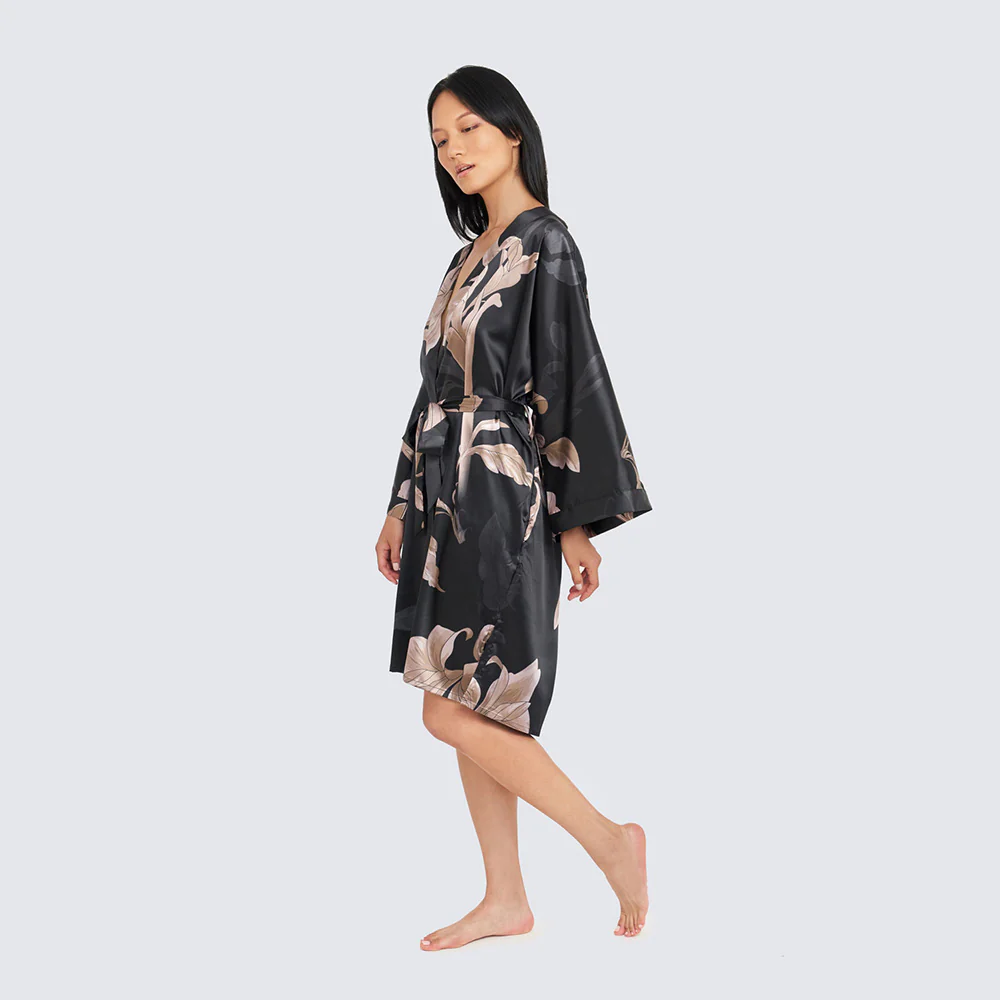 Ayame Short Kimono Robe 3 Ayame Short Kimono Robe