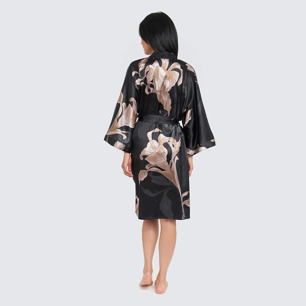 Ayame Short Kimono Robe 5 Ayame Short Kimono Robe