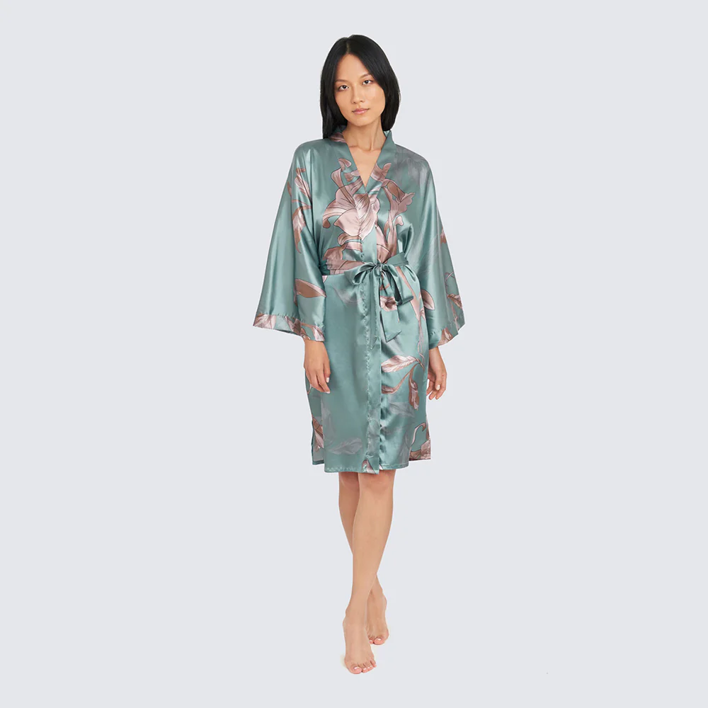 Ayame Short Kimono Robe 6 Ayame Short Kimono Robe