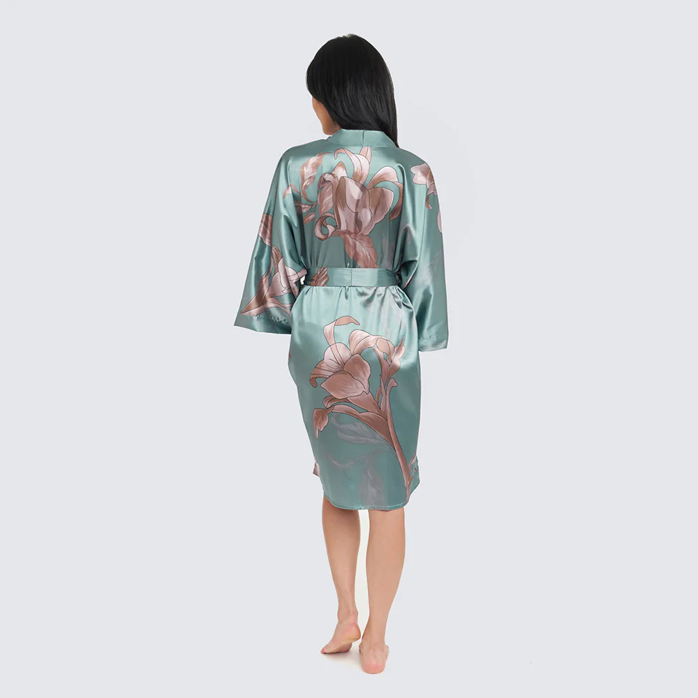 Ayame Short Kimono Robe 8 Ayame Short Kimono Robe