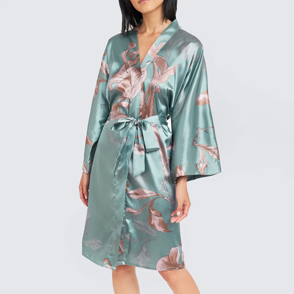 Ayame Short Kimono Robe 9 Ayame Short Kimono Robe