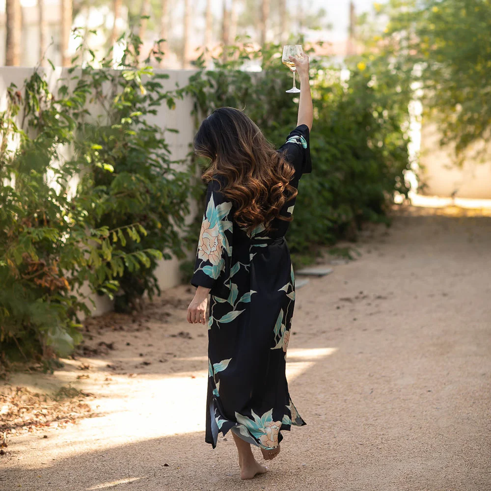 Aimi Long Kimono Robe 14 Aimi Long Kimono Robe