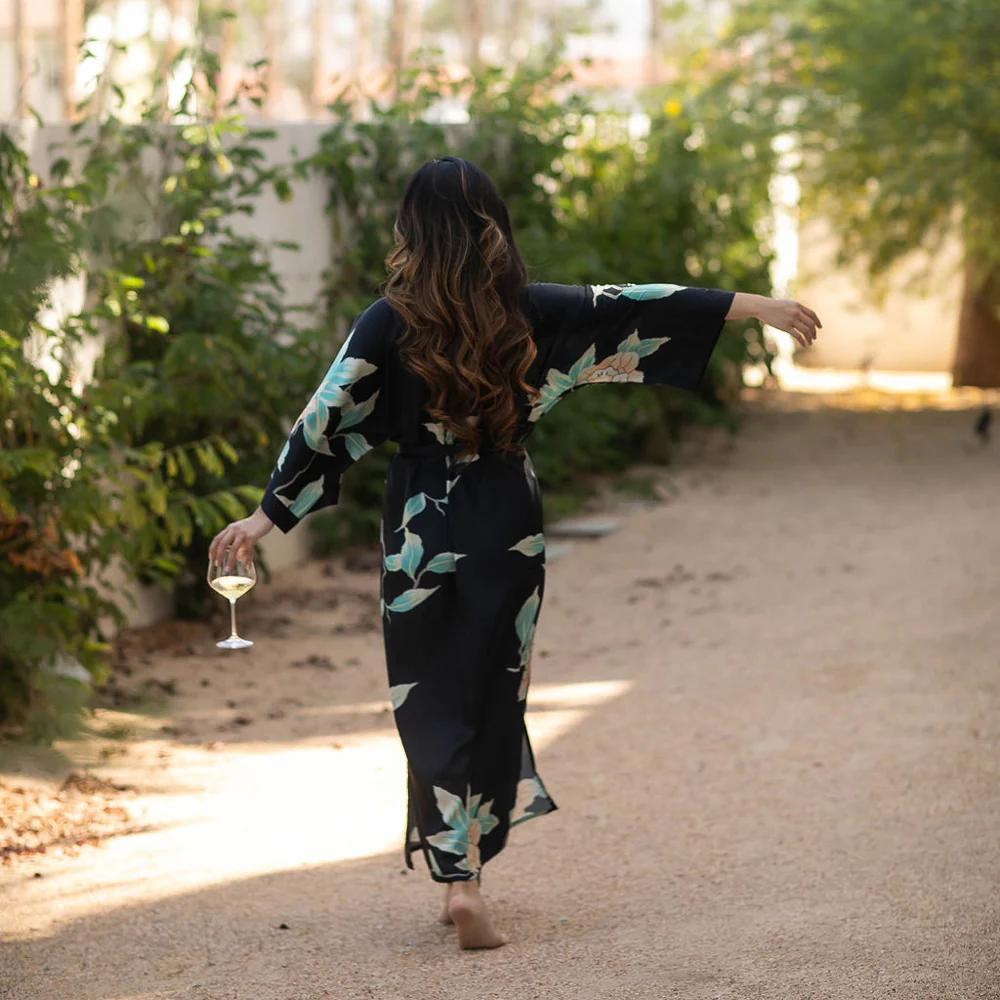 Aimi Long Kimono Robe 15 Aimi Long Kimono Robe
