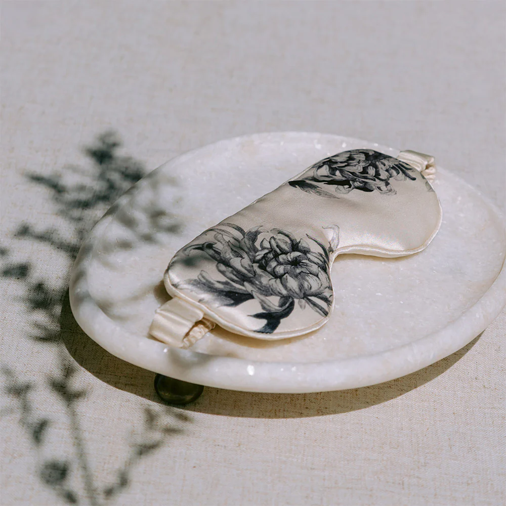 Washable Silk Kiku Sleeping Eye Mask